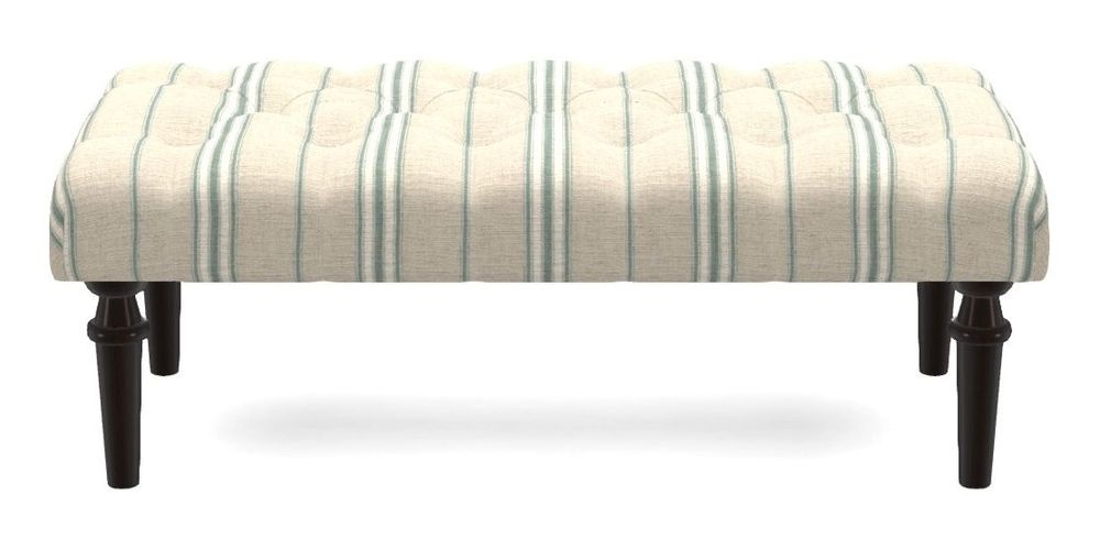 Small Buttoned Footstool