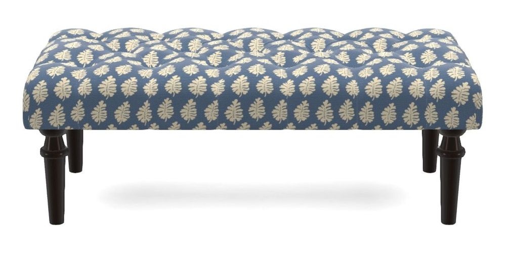 Small Buttoned Footstool