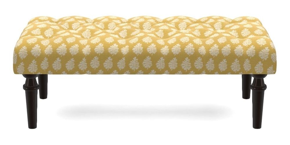 Small Buttoned Footstool