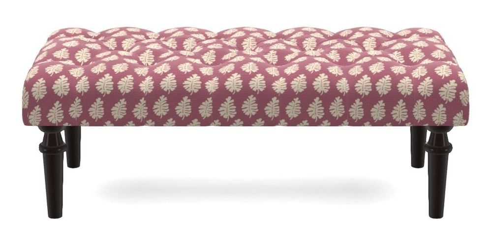 Small Buttoned Footstool