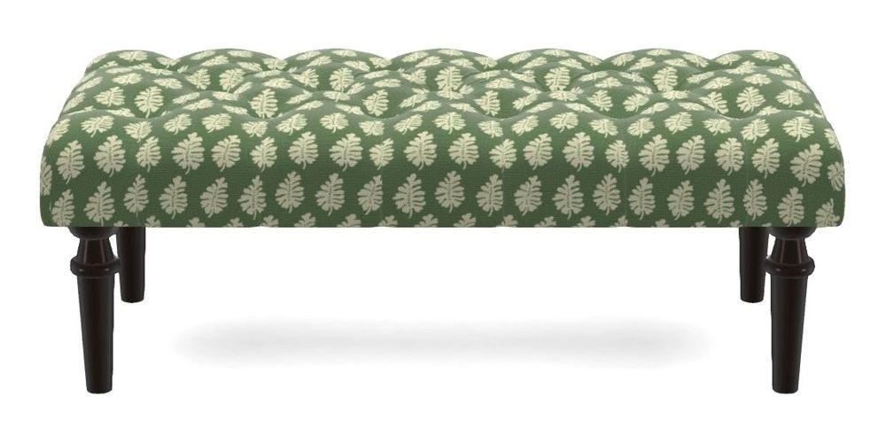 Small Buttoned Footstool