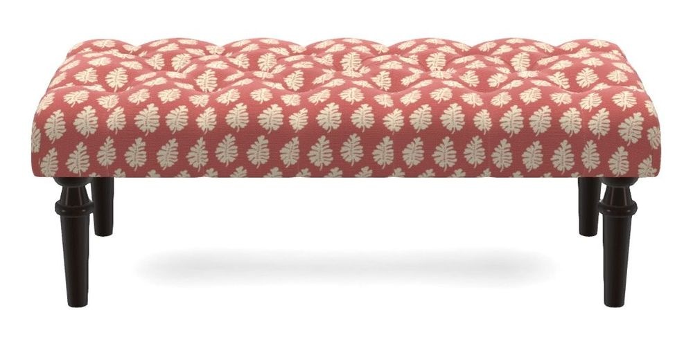 Small Buttoned Footstool