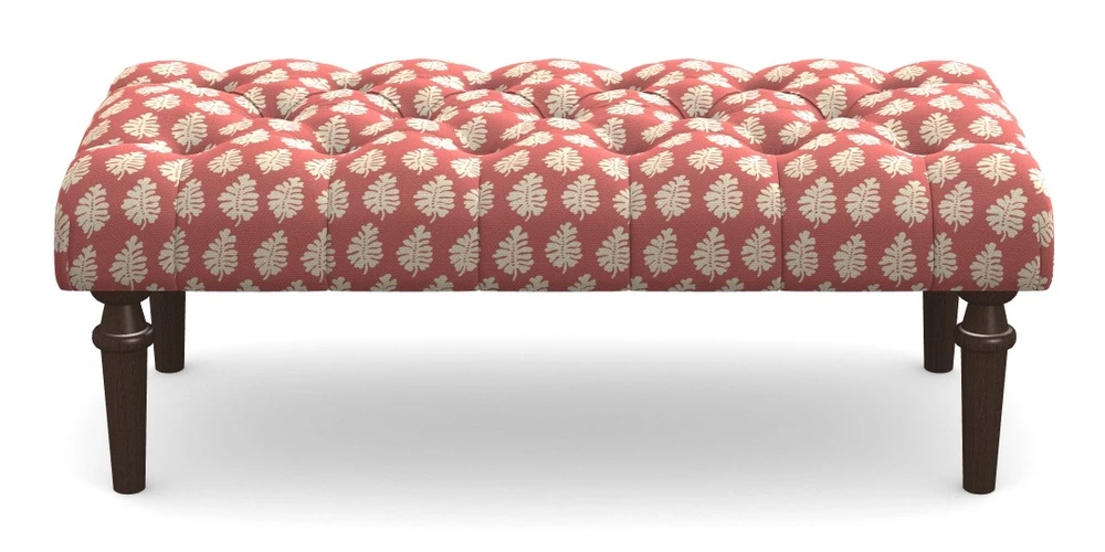 Small Buttoned Footstool