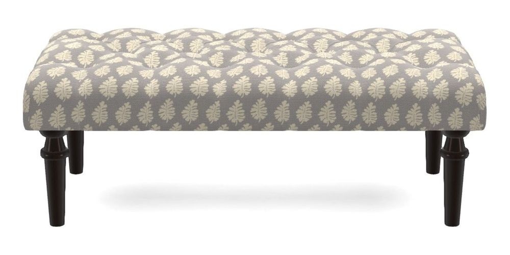 Small Buttoned Footstool