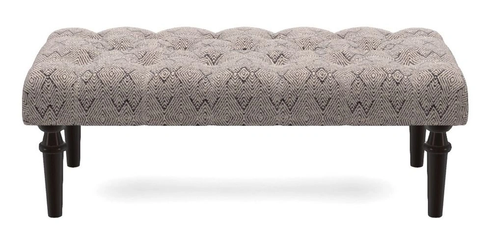Small Buttoned Footstool