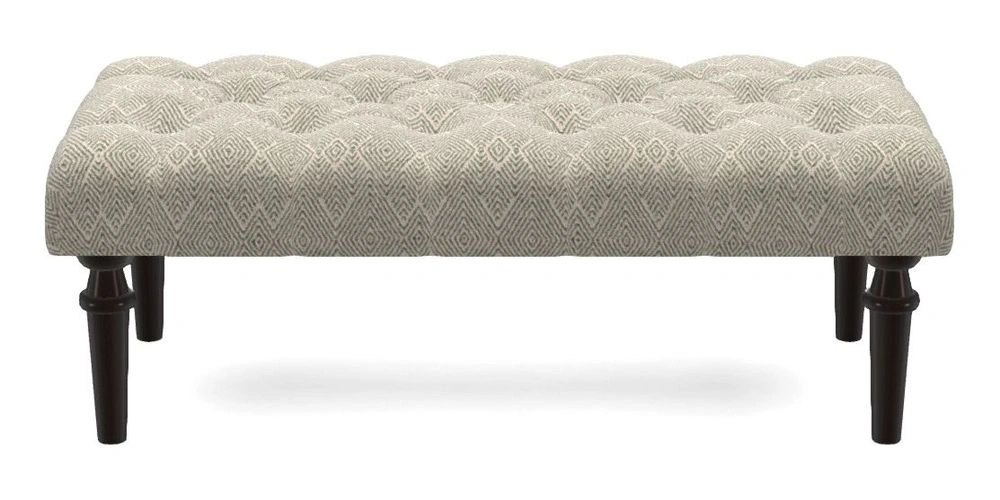 Small Buttoned Footstool
