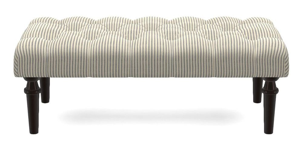 Small Buttoned Footstool