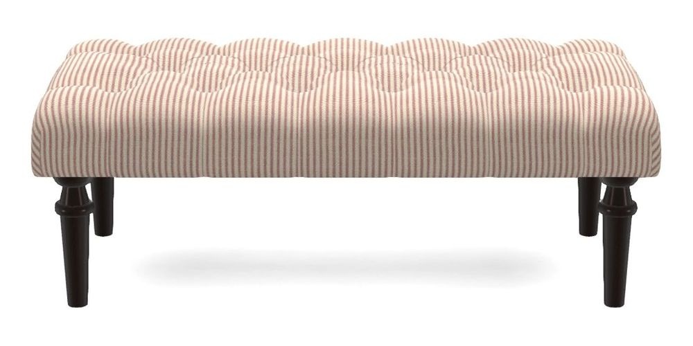 Small Buttoned Footstool