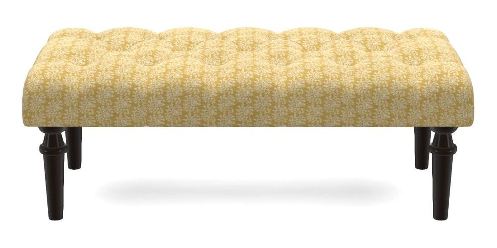 Small Buttoned Footstool