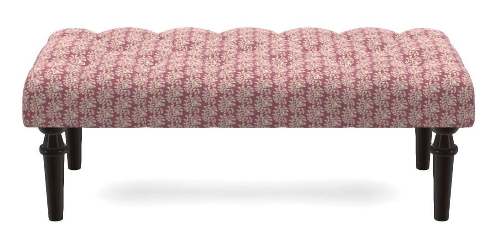 Small Buttoned Footstool