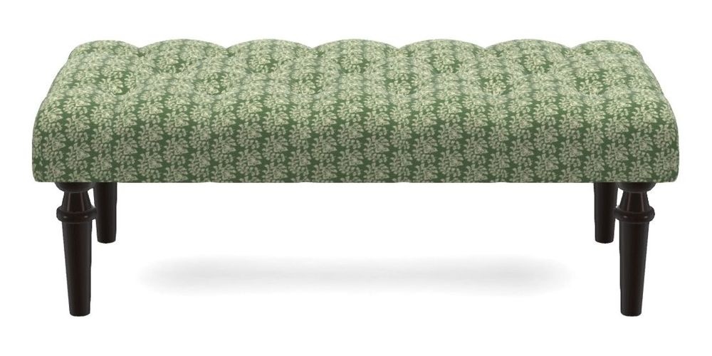 Small Buttoned Footstool