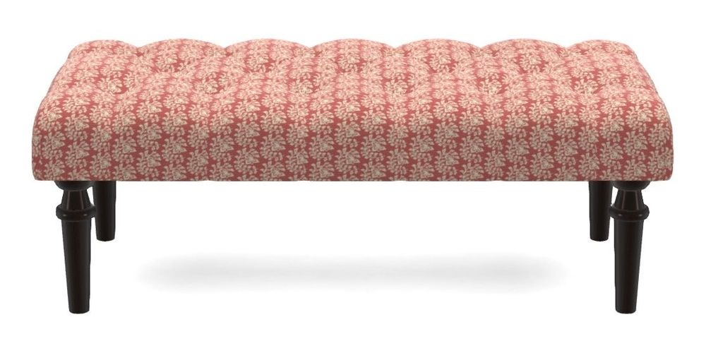 Small Buttoned Footstool