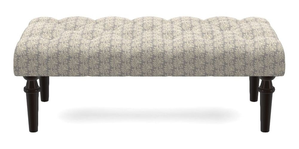 Small Buttoned Footstool