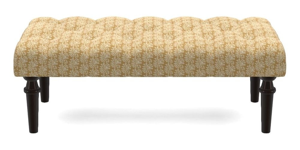 Small Buttoned Footstool