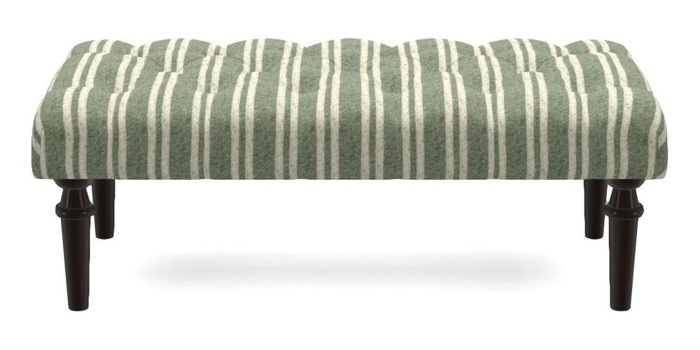 Small Buttoned Footstool