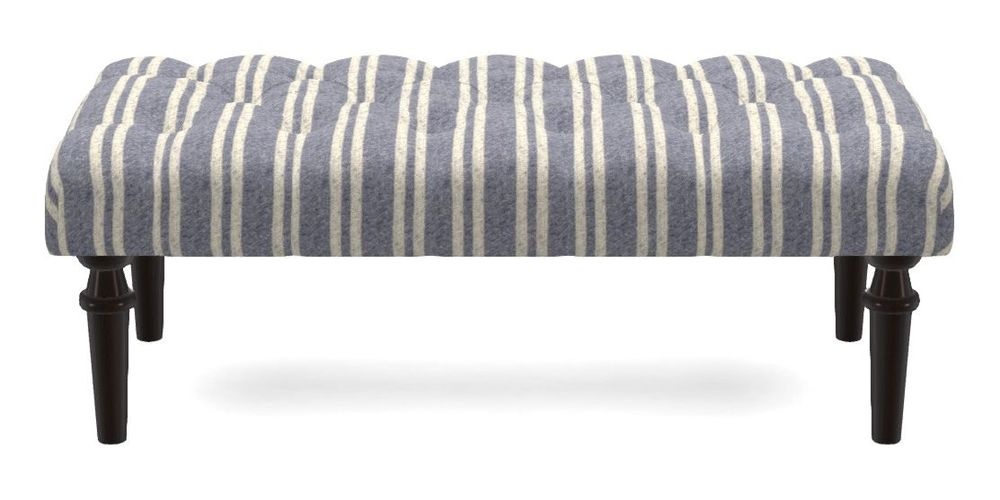 Small Buttoned Footstool