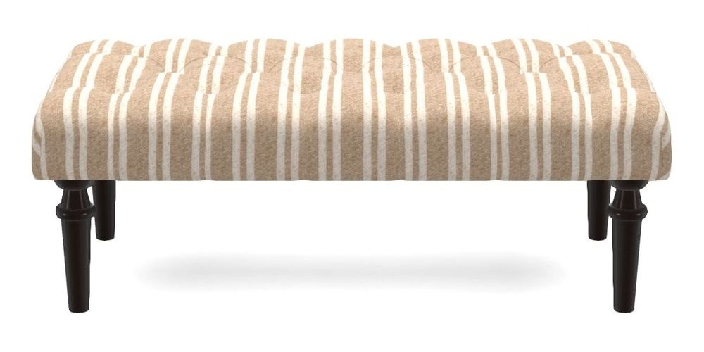 Small Buttoned Footstool