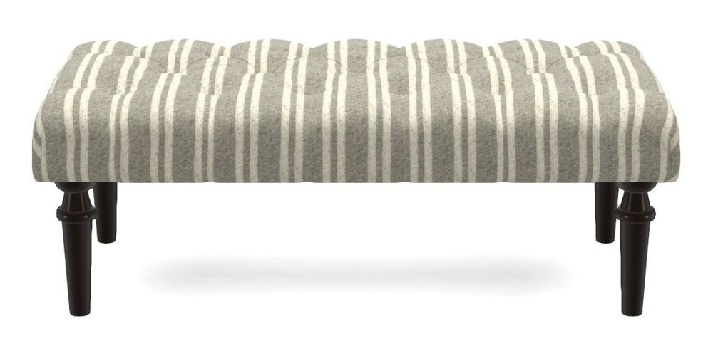 Small Buttoned Footstool