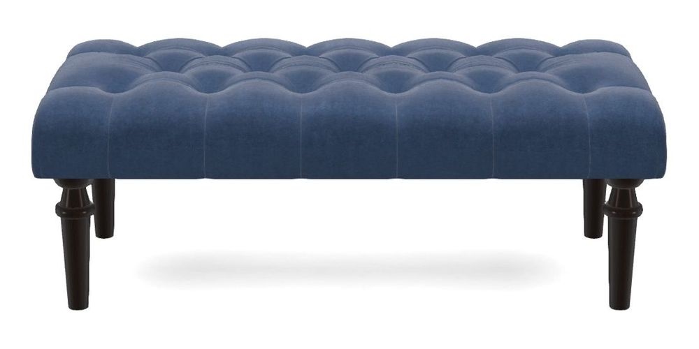 Small Buttoned Footstool