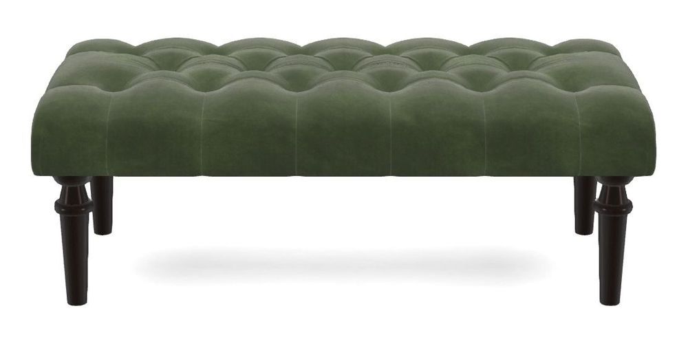 Small Buttoned Footstool