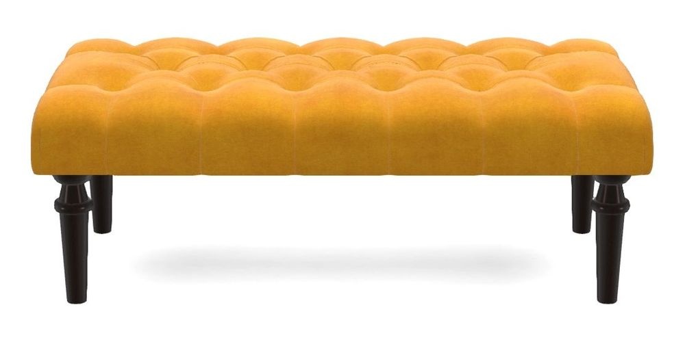 Small Buttoned Footstool