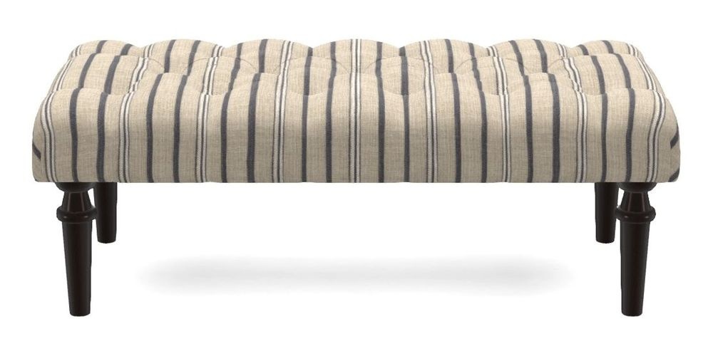 Small Buttoned Footstool