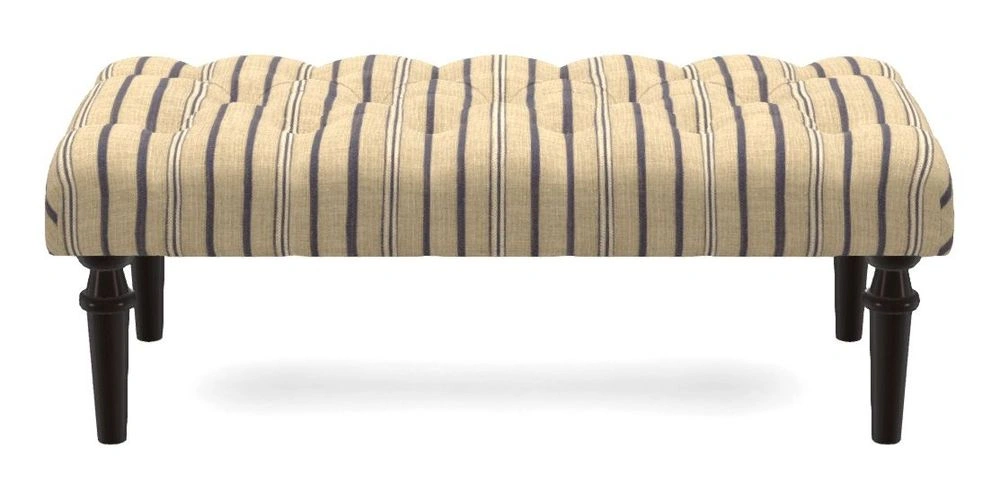 Small Buttoned Footstool