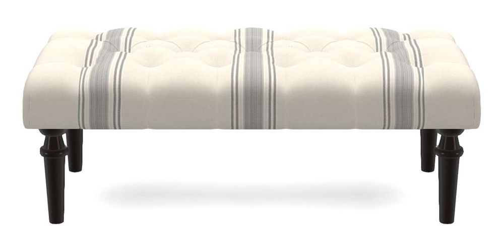 Small Buttoned Footstool