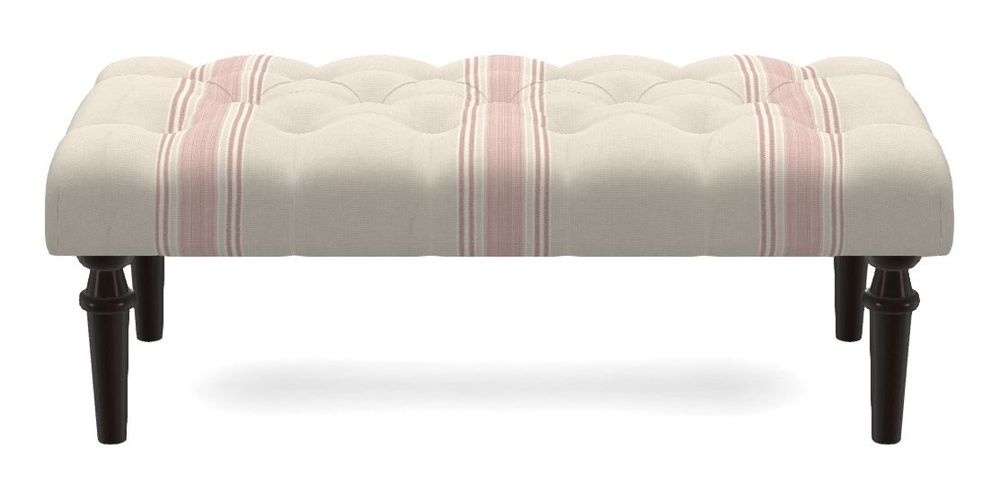 Small Buttoned Footstool