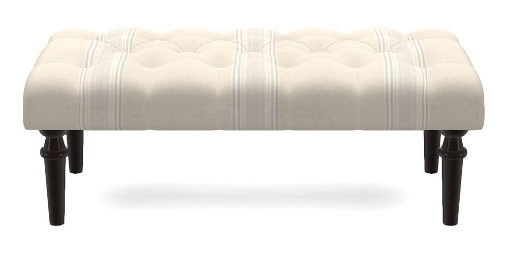 Small Buttoned Footstool