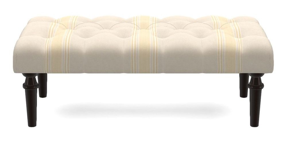 Small Buttoned Footstool