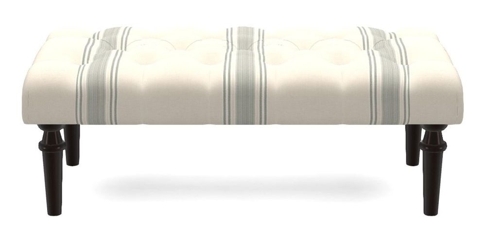 Small Buttoned Footstool