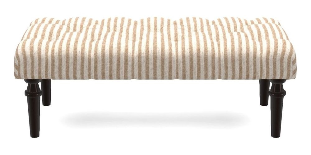 Small Buttoned Footstool