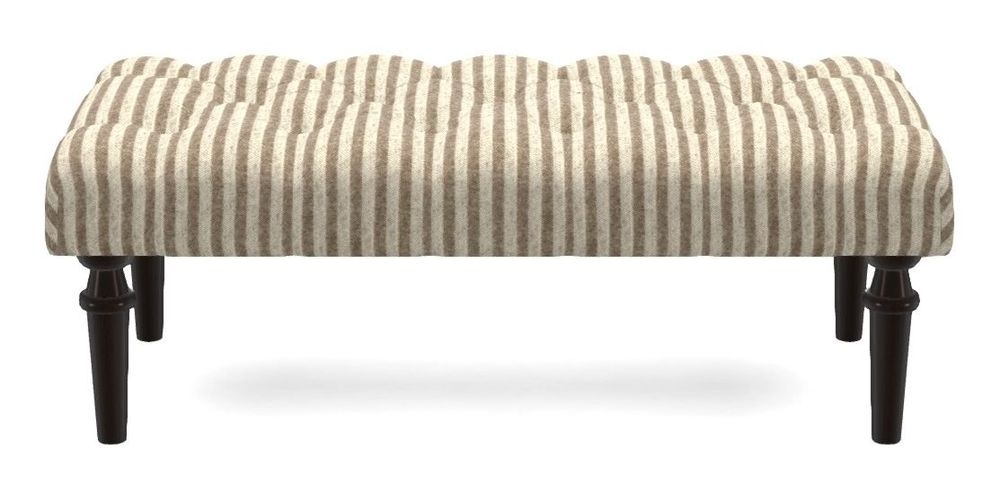 Small Buttoned Footstool