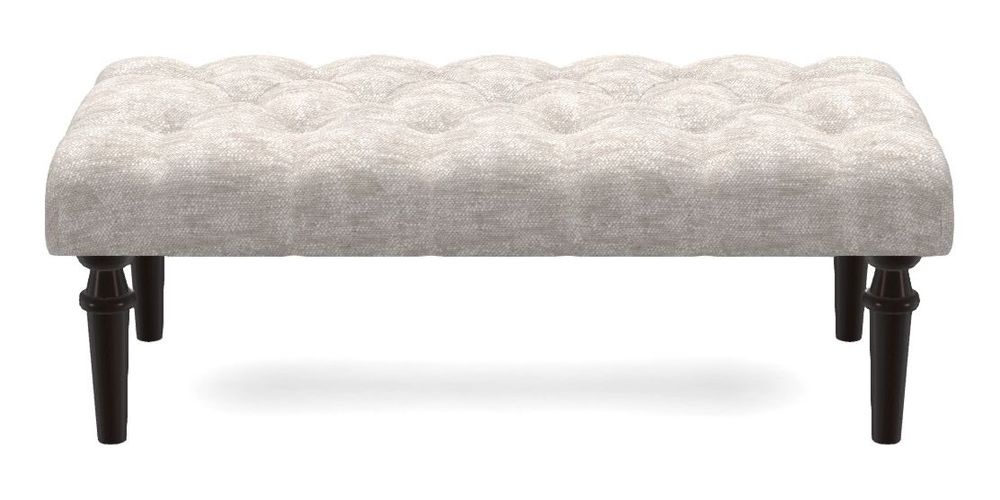 Small Buttoned Footstool