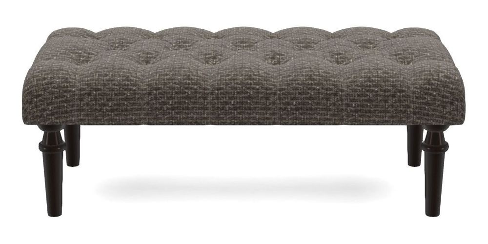 Small Buttoned Footstool