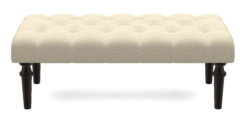 Small Buttoned Footstool