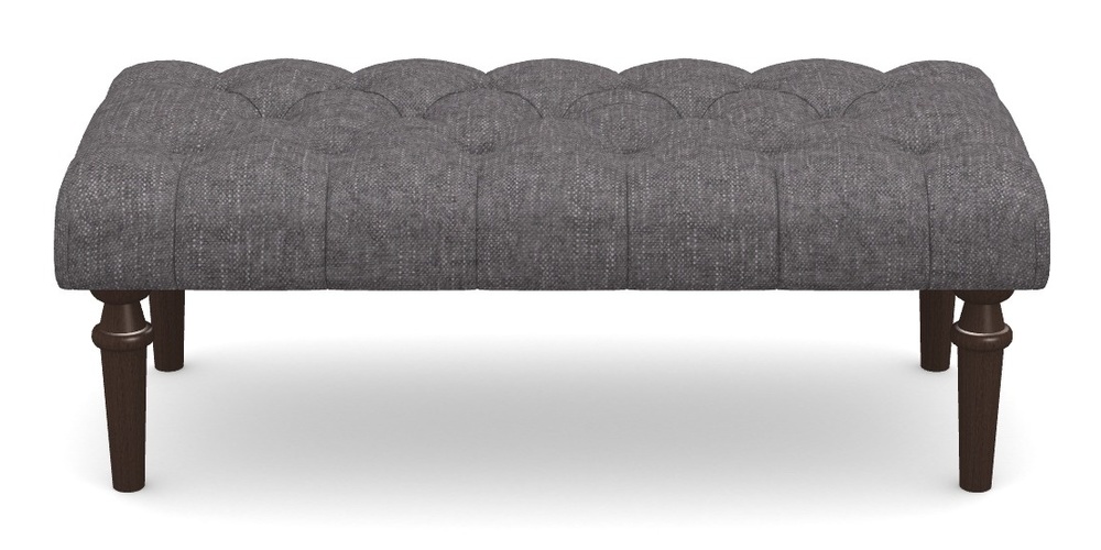 Product photograph of Pentlow Footstool Large Footstool In Easy Clean Plain - Ash from Sofas and Stuff Limited