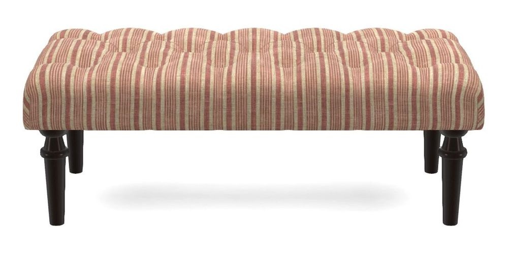 Small Buttoned Footstool