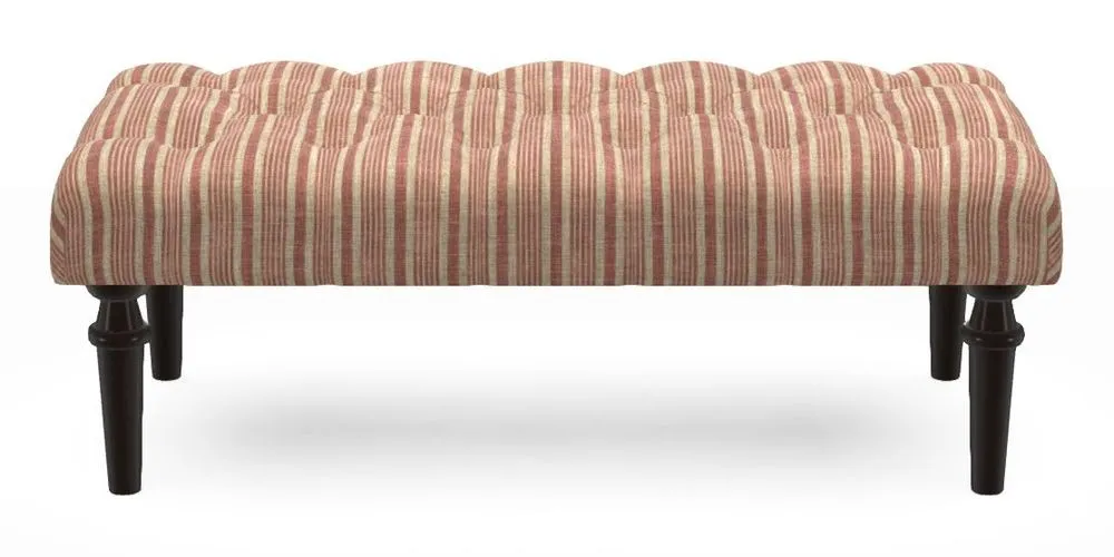 Small Buttoned Footstool