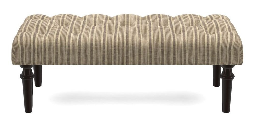 Small Buttoned Footstool