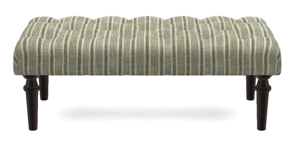 Small Buttoned Footstool