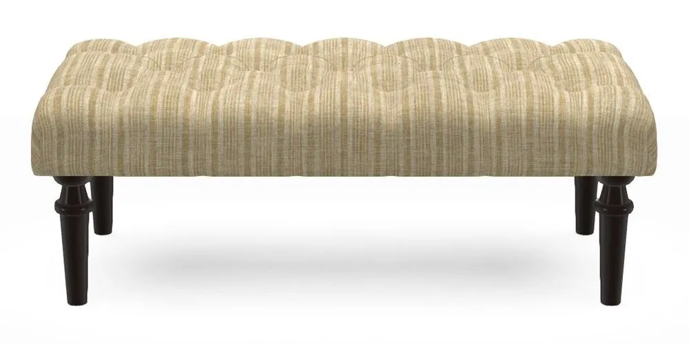 Small Buttoned Footstool