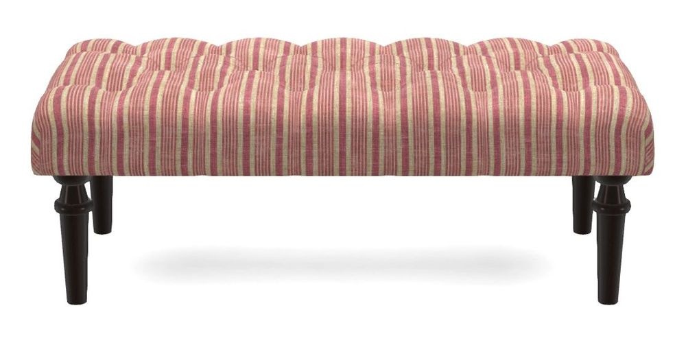 Small Buttoned Footstool