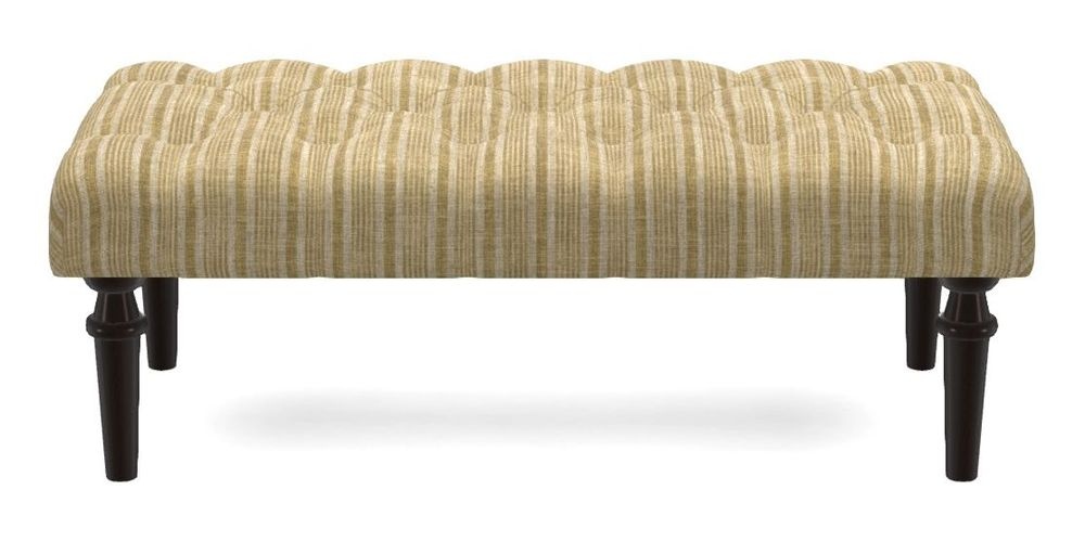 Small Buttoned Footstool