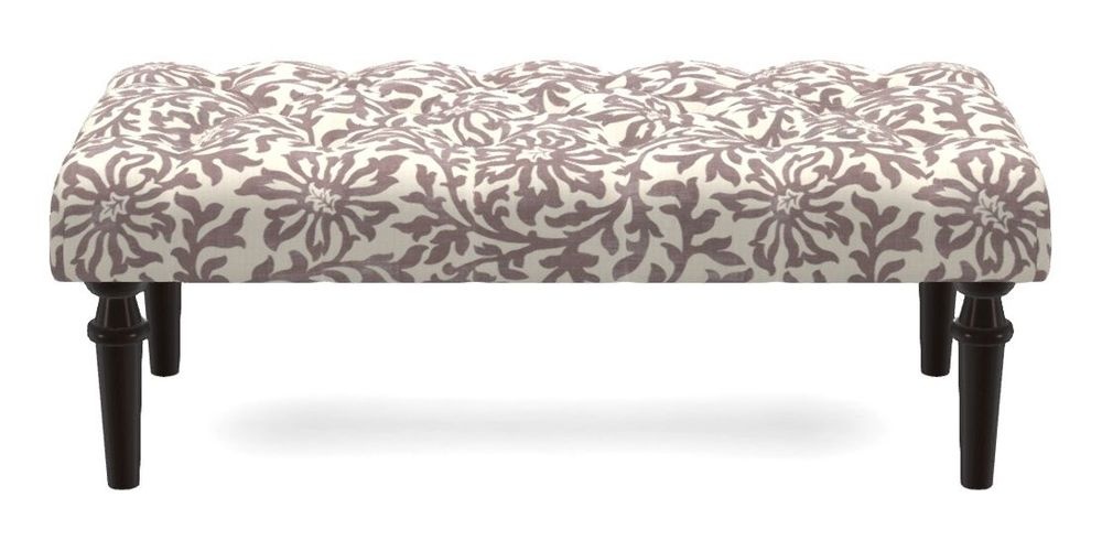 Small Buttoned Footstool