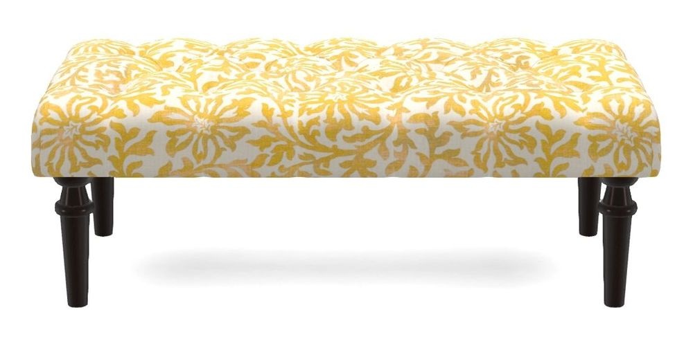 Small Buttoned Footstool