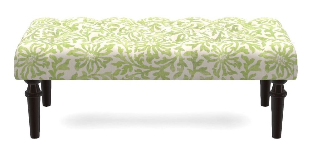 Small Buttoned Footstool