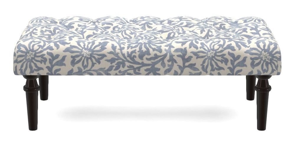 Small Buttoned Footstool