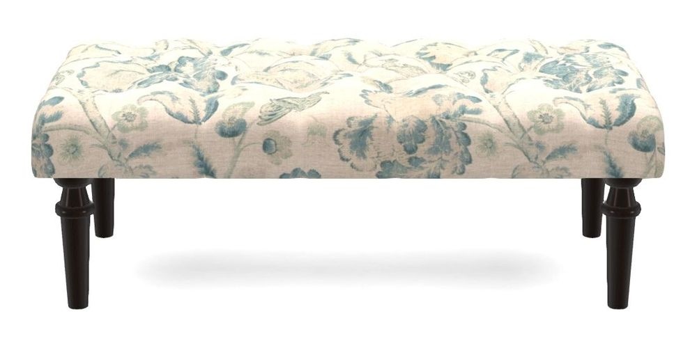 Small Buttoned Footstool